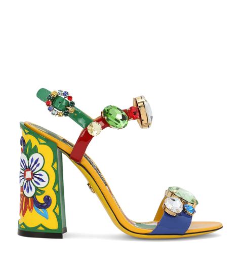 dolce gabbana sandalias|dolce gabbana heeled sandals.